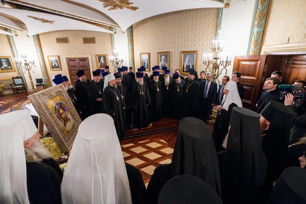 Духовенство Москвы поздравило Святейшего Патриарха Кирилла с годовщиной интронизации