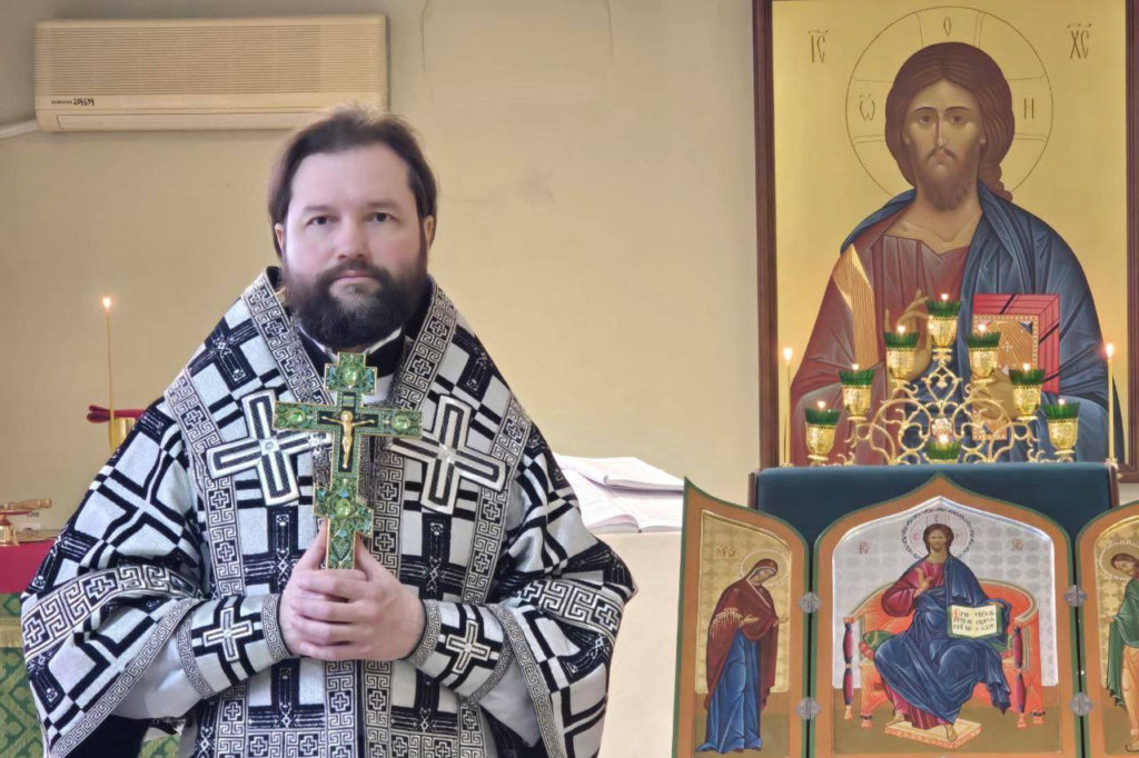 Епископ Бердянский Петр совершил богослужение в домовом храме преподобного Серафима Саровского на территории Запорожской атомной электростанции