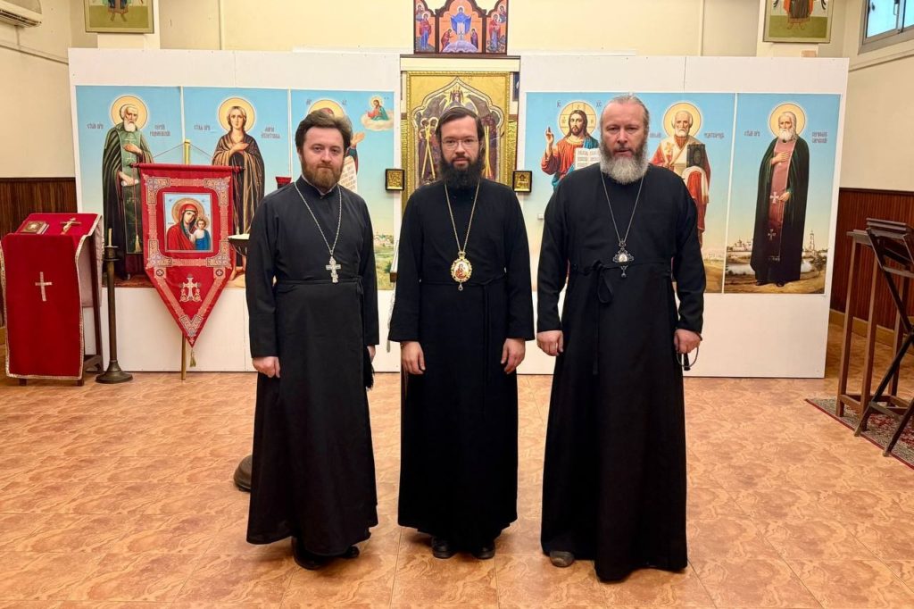 Председатель Отдела внешних церковных связей посетил приход преподобного Сергия Радонежского в Каире