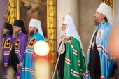 Патріарша проповідь у день свята Вознесіння Господнього після Літургії в московському храмі «Велике Вознесіння»