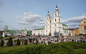 Патриарший визит в Республику Беларусь. Утреня всенощного бдения в Свято-Духовом соборе Минска (фото)