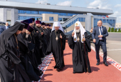 Патриарший визит в Республику Беларусь. Проводы в аэропорту Минска (фото)