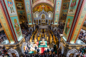 Патриарший визит в Калининградскую митрополию. Литургия в кафедральном соборе Христа Спасителя в Калининграде (фото)