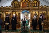 Святейший Патриарх Кирилл прибыл в Спасо-Преображенский Валаамский монастырь (видео)