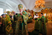 Патриарший визит на Валаам. Всенощное бдение в Валаамском монастыре (фото)