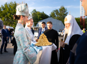 Патриарший визит в Татарстанскую митрополию. Прибытие в Казань (фото)
