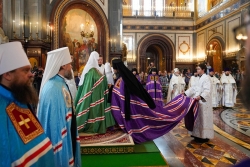 Слово Святейшего Патриарха Кирилла при вручении архиерейского жезла Преосвященному Кириллу (Умрилову), епископу Отрадненскому и Похвистневскому