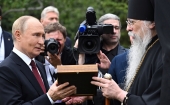 Президент России В.В. Путин встретился с архиепископом Ситкинским и Аляскинским Алексием
